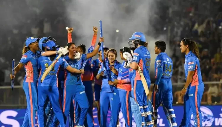 The Mumbai Indians are overjoyed as they emerge victorious in the final of the Women's Premier League match against the Delhi Capitals. The match took place at the Brabourne Stadium in Mumbai on March 26, 2023