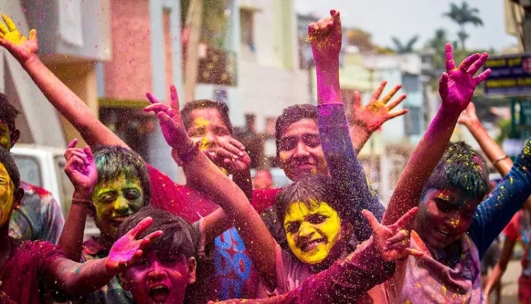 Remove Holi Colours from Skin and Hair